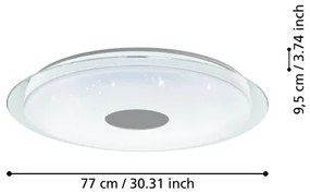 Plafonieră LED dimabilă LANCIANO-Z LED/38,1W/230V 2700-6500K Eglo 900006