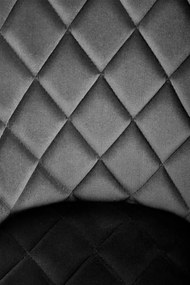Scaun K450 velvet negru