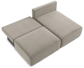 Colțar bej extensibil/cu spațiu de depozitare (cu colț pe partea dreaptă) Kalena – Makamii