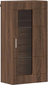 vidaXL Dulap din Lemn Stejar închis 50 x 29 x 100 cm Lemn compozit