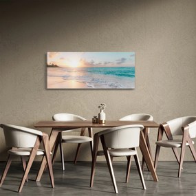 Tablou - Plaja de vis (120x50 cm)