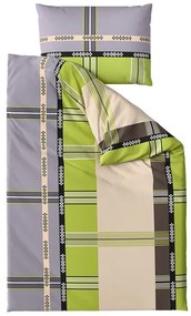 Lenjerie de pat din bumbac DANIELA verde Dimensiune lenjerie de pat: 70 x 90 cm | 140 x 220 cm