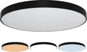 Plafonieră LED 300W, 230V, 3000/4000/6500K, Ø 120 cm, negru