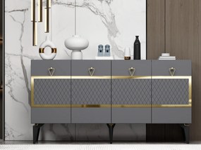Dulap Vadiki 1 (antracit + auriu) . 1093449