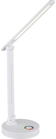 Globo 58445W - Lampă de birou LED RGBW dimabilă GERALDO LED/5W/230V + LED/2W