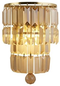 Aplica de perete baie cu protectie IP44 Empire 2LT, alama