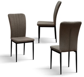 SET 6 Scaune Alto, tesatura ,structura metalica - MARO - STANDARD
