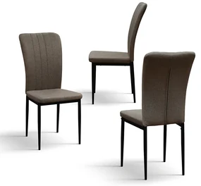 SET 6 Scaune Alto, tesatura ,structura metalica - MARO - STANDARD
