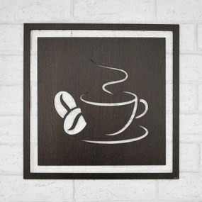 DUBLEZ | Decorațiune din lemn pentru bucătărie - Cafea