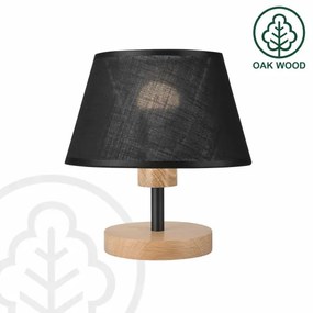 Lampă de masă Brilagi ANTHONY 1xE14/40W/230V stejar/negru
