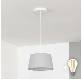Brilagi - Lustră LED pe cablu CERIA 1xE27/40W/230V Ø 25 cm gri