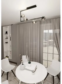 Lustră pe tijă SOMA 4xE14/10W/230V negru/gri