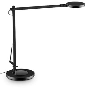 Lampa LED de birou / masa moderna cu brat articulat FUTURA TL NERO