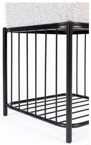 Taburet gri deschis Milou – White Label