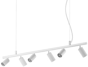 Lustra modera cu spoturi directionabile DYNAMITE SP6 BIANCO 231433 IDL