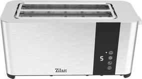 Prajitor de paine Zilan ZLN6234 Argintiun, ecran digital si tactil, putere 1400W, inox