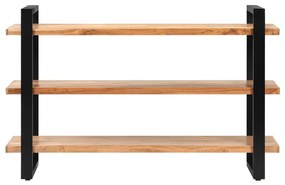 321071 vidaXL Dulap cu 3 rafturi, 120 x 40 x 75 cm, lemn masiv de acacia