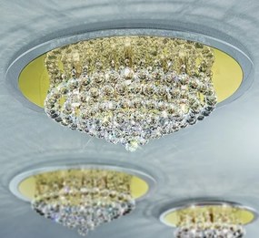 Plafoniera eleganta cristal K9 diam. 62cm Gloria DLU 2378/9/62 gold OR