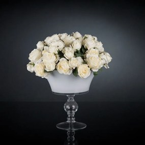 Aranjament floral mediu design LUX ANN ROSES