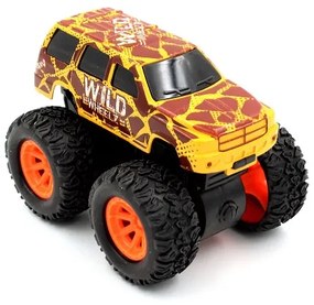 Masinuta Wild Wheelz - Safari 4 modele - Galben