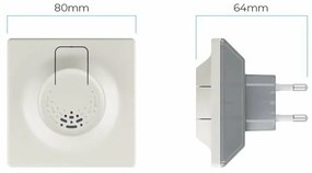 MITELESS® Home Ultrasonic Household Mite Repeller,gri