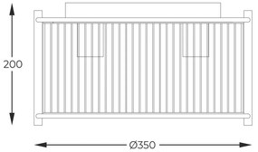 Plafoniera eleganta design modern MARMO