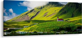 Tablou cu peisaj montan (120x50 cm)