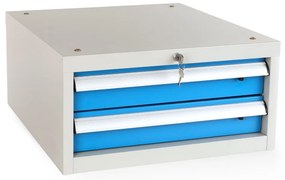Masa atelier Stejar masiv-21, 180 cm, 2 cutii suspendate, stejar