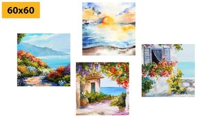 Set tablouri răsărit de soare la mare