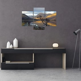 Tablou - Munții de lângă lac (90x60 cm)