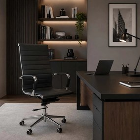 Scaun directorial modern OFF 802 negru