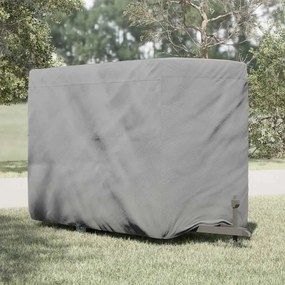 vidaXL Husă remorcă pentru cai gri 334x148x230 cm țesătură nețesă