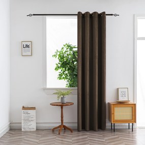 Draperie opaca DUNES VELVET 140x250 cm, maro Agatat: Rejansa
