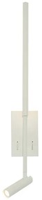 Aplica LED de perete stil minimalist Mija alba