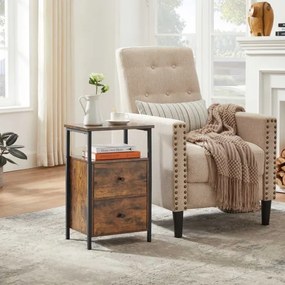 Noptieră ARIN maro/negru