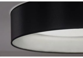 Plafonieră LED Duolla ROLLER LED/24W/230V d. 45 cm negru/argintiu