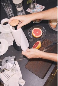 Suport orizontal pentru prosoape de bucătărie din hârtie negru ø 15 cm Paper Pal – Rosendahl