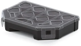 Organizator 19,5 x 14,2 x 4 cm, separatoare, negru