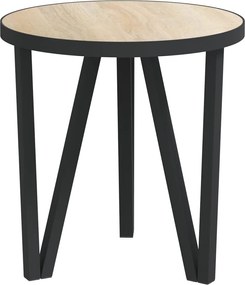 vidaXL Masă de ceai, stejar Sonoma, Ø35 cm, MDF