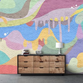 Fototapet - Graffiti în perete (147x102 cm)