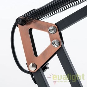 Aplica cu brat articulat Bachelor WA 2-1347 schwarz-cu OR