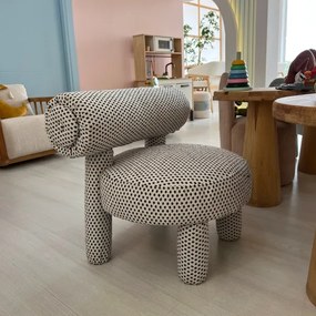 Fotoliu pentru copii MAVI bej/negru