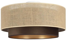 Plafonieră SARTA Ø 45 cm, 1xE27/60W/230V, maro/iută