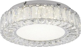 JUST LIGHT. 15221-17 - Plafonieră LED KULUNKA LED/32W/230V crom