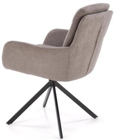 Scaun rotativ K536 stofa gri