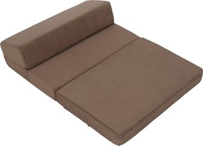 Saltea pliabilă/fotoliu extensibil, 2 in 1, maro deschis, VEDIS