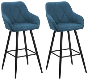 Set scaune tip bar 2buc. Dakien (albastru). 1009998