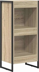 vidaXL Dulap pentru cărți Sonoma 80 x 30 x 155 cm Lemn compozit