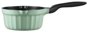 Cratita BUYDEEM CP141, 1.8 l, Capac din sticla, Aluminiu turnat, Fara PFOA, Acoperire antiaderenta, Verde