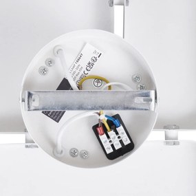 Lampă de perete de design albă cu 3 lumini - Planes